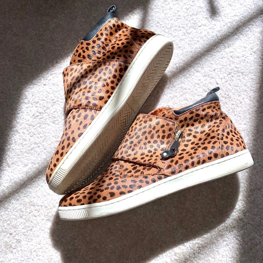 Leopard Print Horse Hair Rebecca Minkoff Shoes